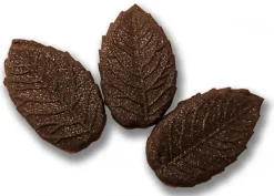 Foglie colore Cioccolato Glitterate