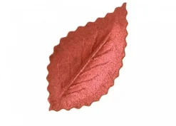 Foglie ostia Amaranto glitterate