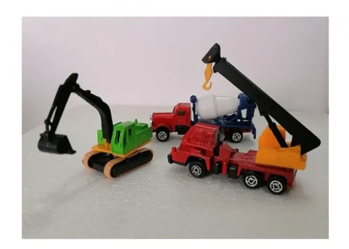 Kit Veicoli da Costruzione per Torta