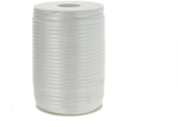 Nastro raso 3 mm bianco
