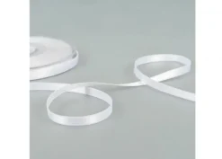 Nastro raso 10 mm bianco