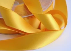 Nastro raso 25 mm giallo