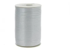 Nastro raso 3 mm grigio perla