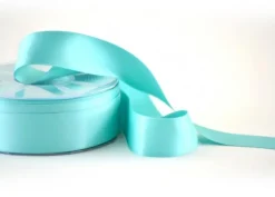 Nastro raso 25 mm verde acqua