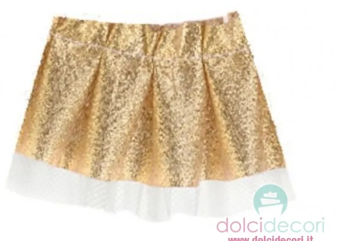Nastro tulle sottotorta colore oro