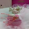 Orsetto su scatola Rosa