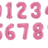 Pallone a forma di numero Rosa 1 Metro