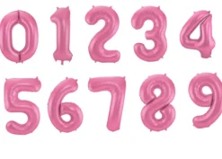 Pallone a forma di numero Rosa 1 Metro