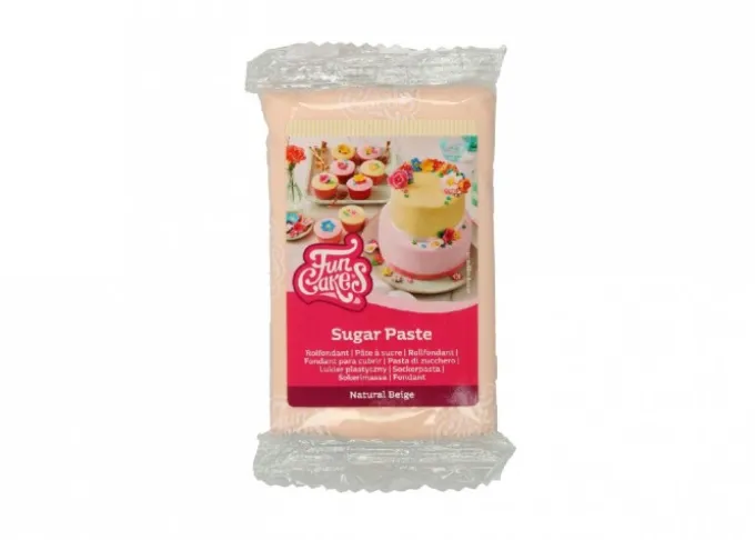 Pasta di zucchero rosa pelle