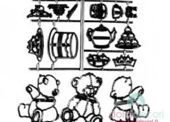 Patchwork cutter orsetto set picnic