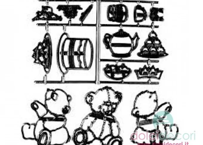 Patchwork cutter orsetto set picnic