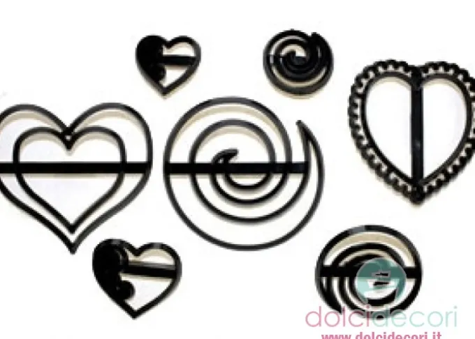 Patchwork cutter vortici e cuori