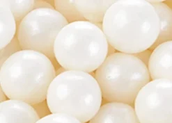 Perle perlescenti bianche