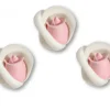 Piccola Rosa Bianca Cuore Rosa