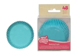 Pirottini cupcake/muffin azzurro
