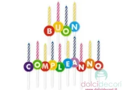 Porta candele con candeline