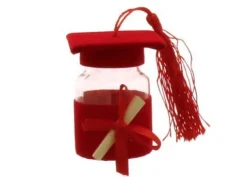Portaconfetti Laurea Barattolo con Tocco