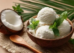 Preparato per gelato al cocco