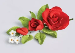 RAMO CAMPANULA ROSSA