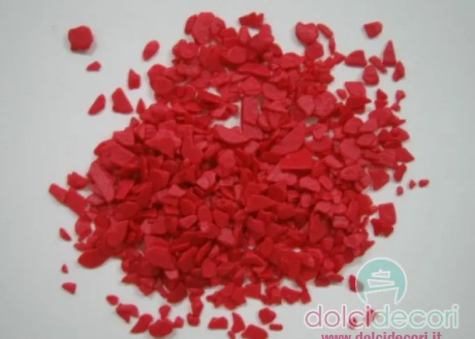 Scaglietta di cioccolato rosso