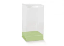 SCAT P/UOVO C/BASE FIBRA VERDE 18 X 25 H