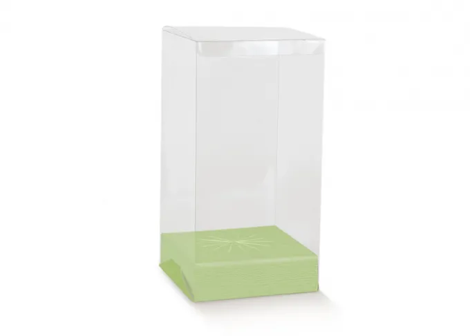 SCAT P/UOVO C/BASE FIBRA VERDE 18 X 25 H