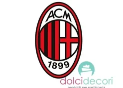 Scudetto Milan in zucchero