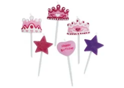 Set 6 candele Principesse