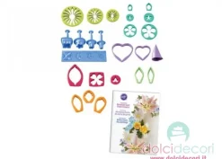 Set 25 pezzi per Fiori Wilton
