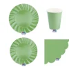 Set Piatti Colorati Verde Oliva