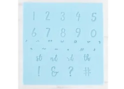 Set 31 Stampi Numeri & Simboli