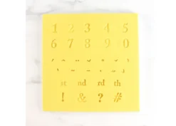 Set 31 stampi Numeri & Simboli Small