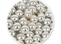Sfere Zucchero Argento Maxi