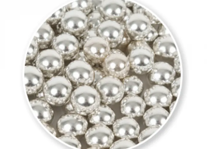 Sfere Zucchero Argento Maxi