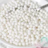 Sfere zucchero bianco brillante