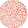 Sfere zucchero rosa/bianco