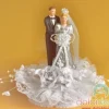 Sposini per torte anniversario 25°