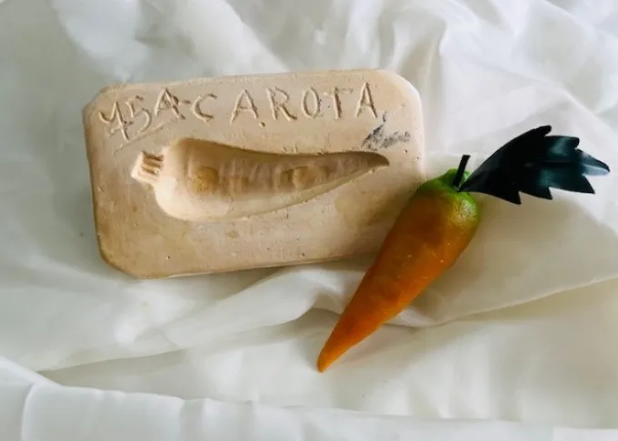 Stampo frutta martorana Carote