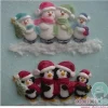 Stampo in silicone pinguini
