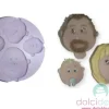 Stampo in silicone visi