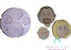 Stampo in silicone visi