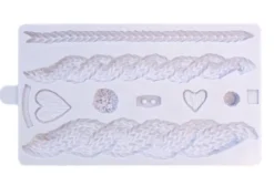 Stampo Silicone Treccia Lana
