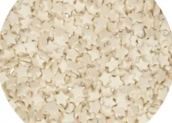 Stelle zucchero bianco perlato
