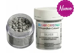 SugarFlair Cristalli Zucchero Argento