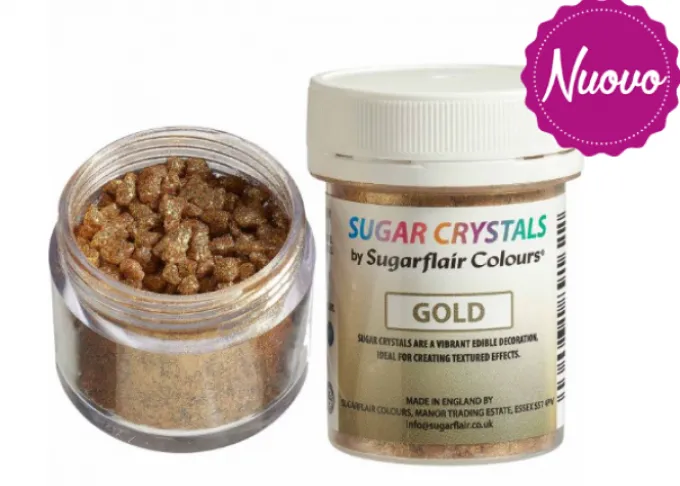 SugarFlair Cristalli Zucchero Oro