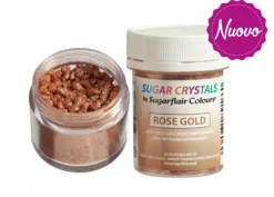 SugarFlair Cristalli Zucchero Rosa Gold