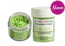 SugarFlair Cristalli Zucchero Verde Limone