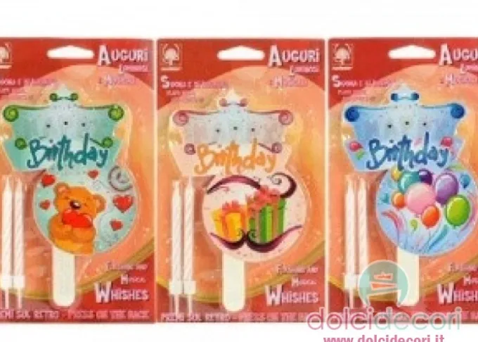Targhetta Happy Birthday musicale