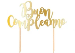 Topper Buon Compleanno