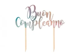 Topper Buon Compleanno